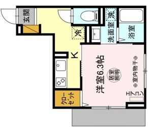 メロディスタの物件間取画像